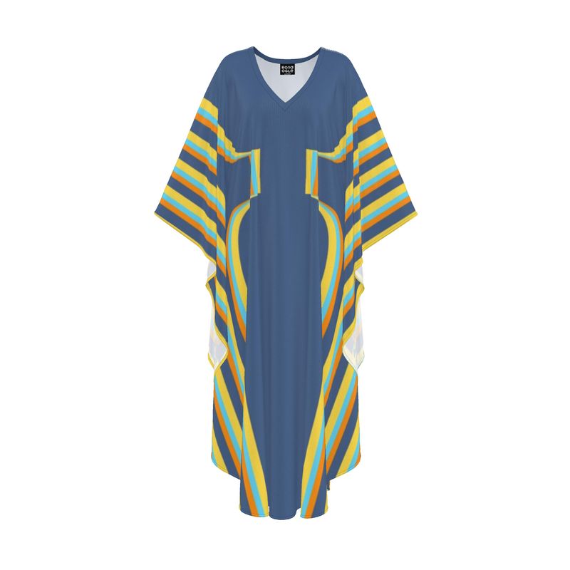 Kaftan in 3D Hourglass Vivid