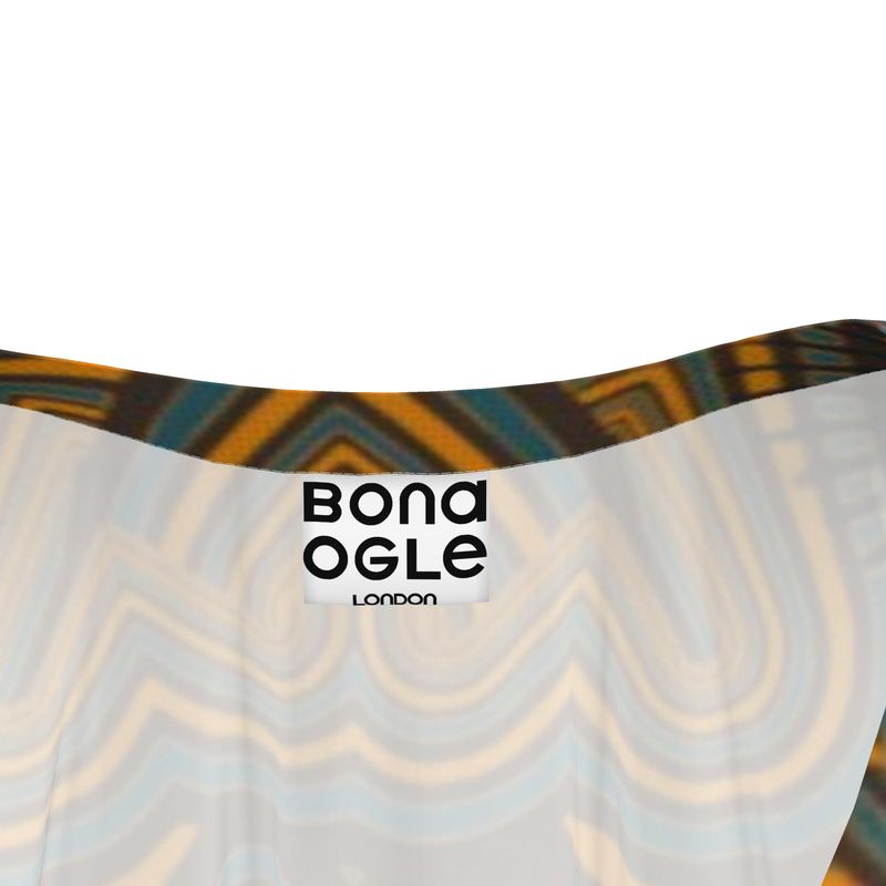 Short Kaftan in Omniscient Orange