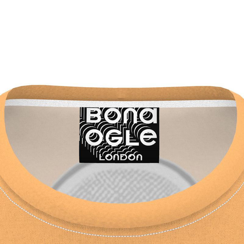 All Over Print T Shirt in snout yellow