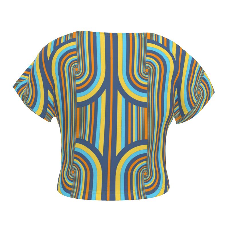 Crop Top in Chunky Vivid Sky