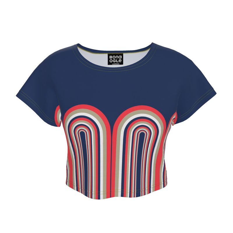 Crop Top in Arches Blue