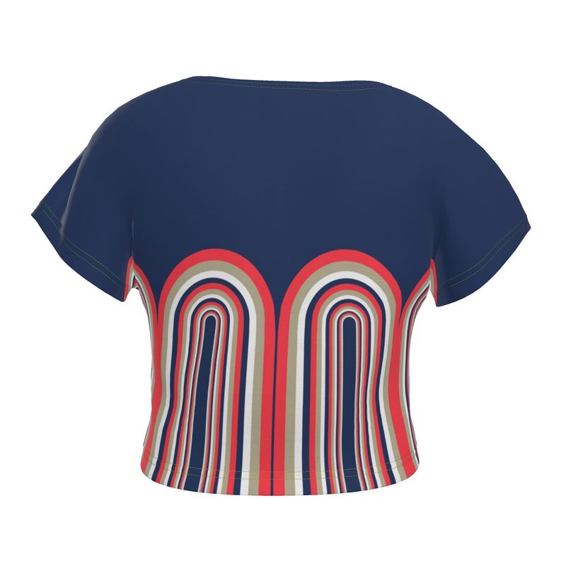 Crop Top in Arches Blue