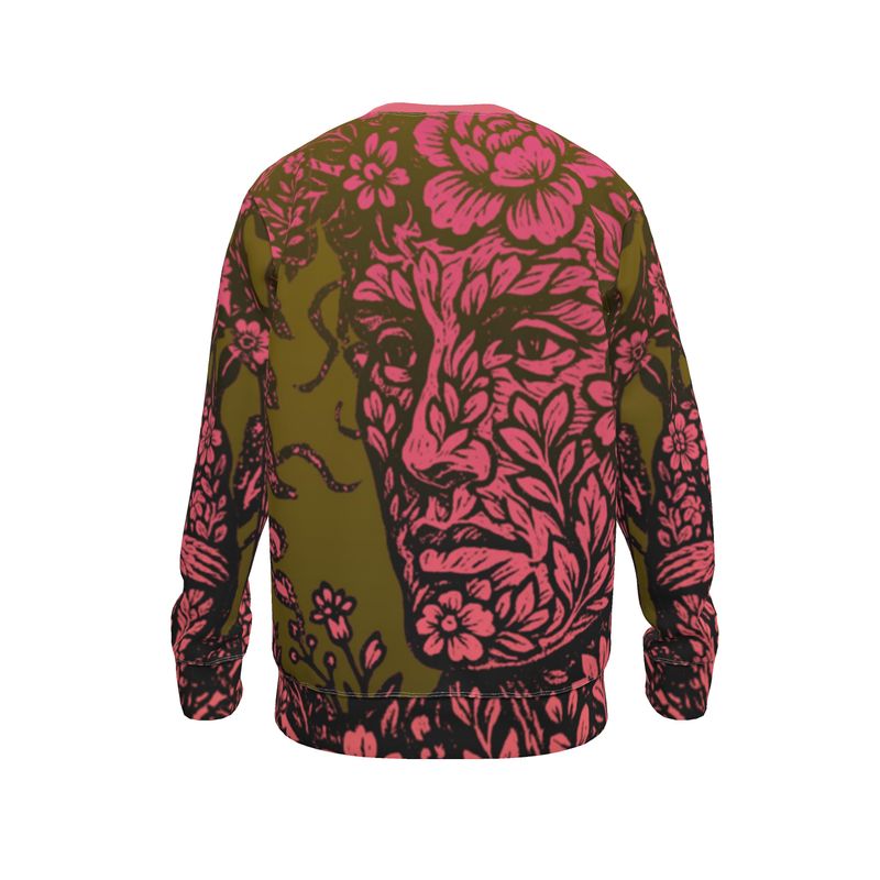 Sweatshirt in floralface golden sunset