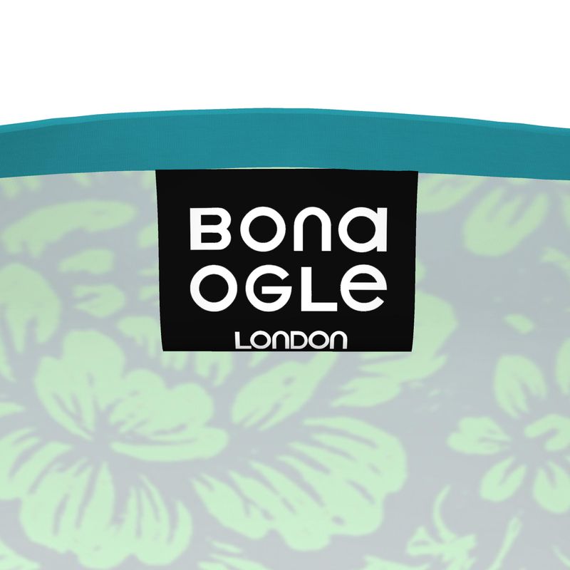 LS T-Shirt in Floral Face Night Garden