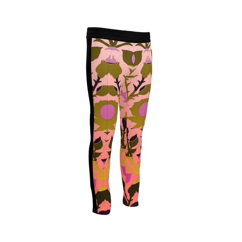 Tracksuit trousers in Spots Stripes Roses Golden Sunset - back