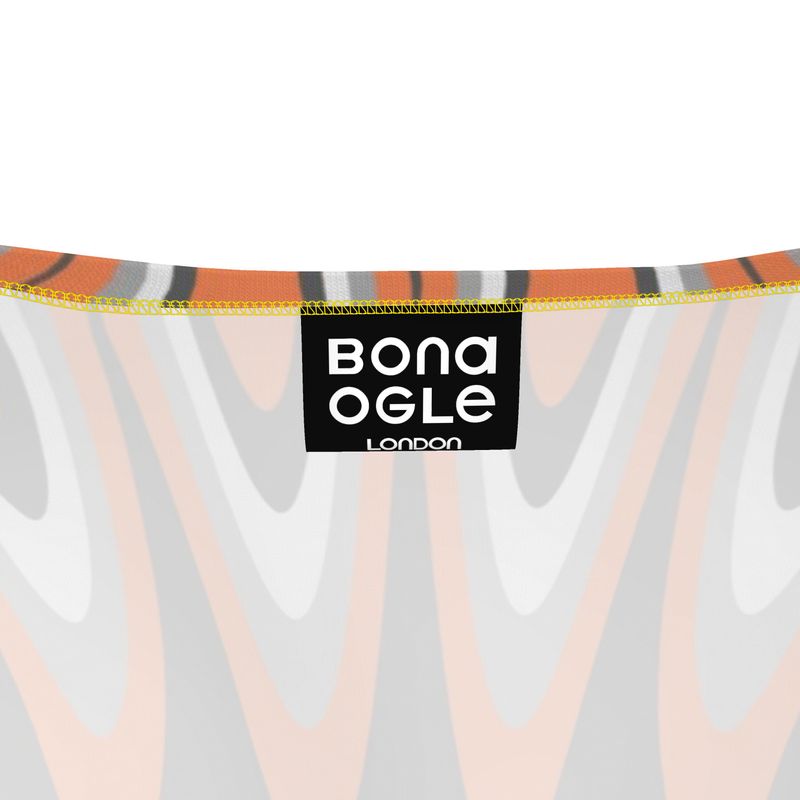 Crop Top in Scales Moonlit Garden