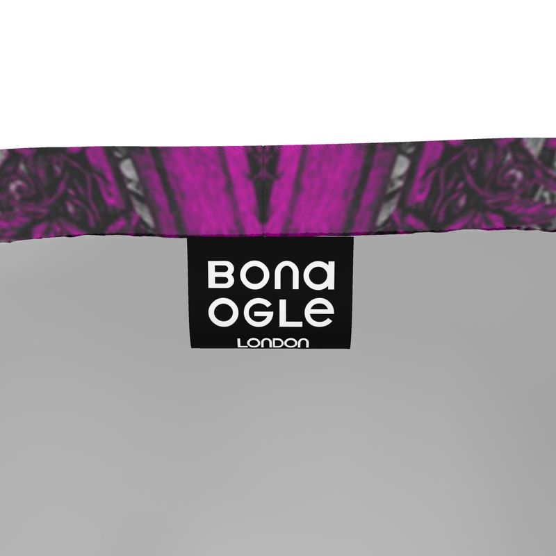 Sweat Shorts in Toiles Des Bosch Fuchsia Carbon