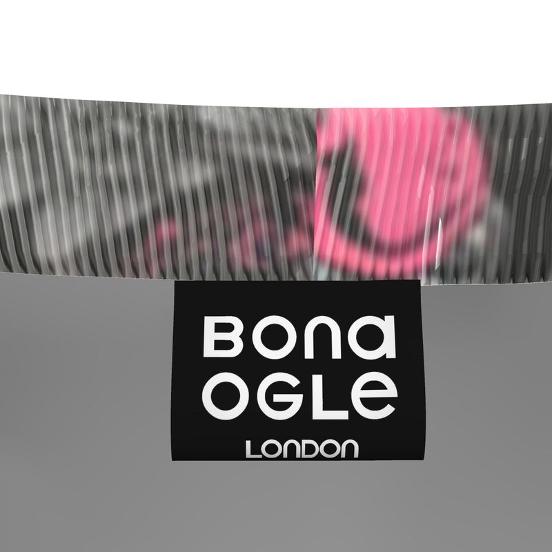 Jogging Bottoms in Toiles Des Bosch Fuchsia Carbon