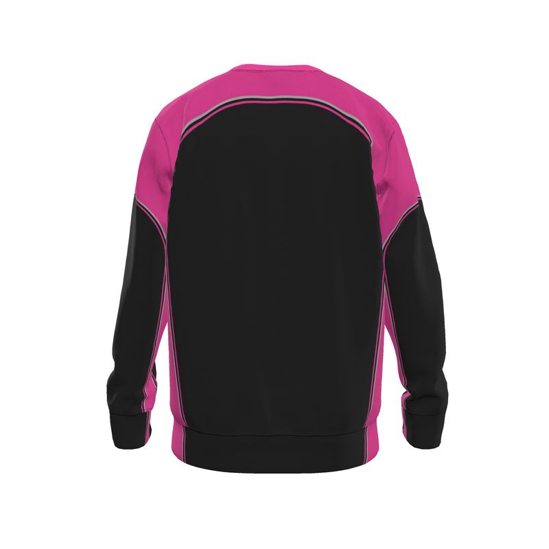 Sweatshirt in Contours Fuchsia Carbon
