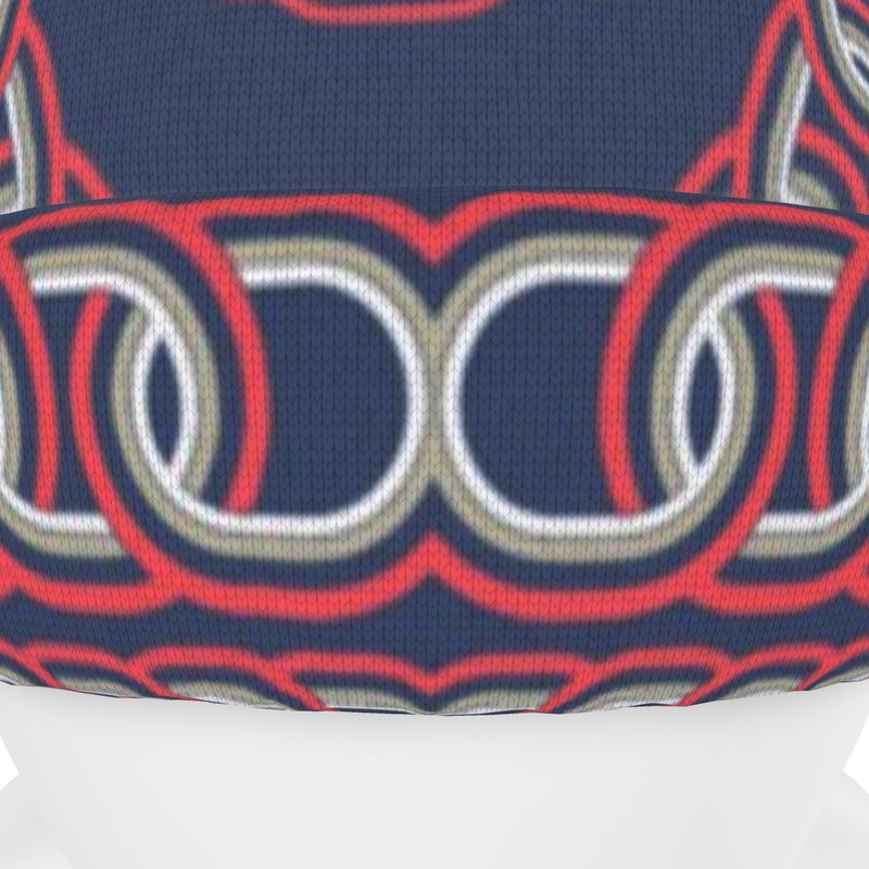 Beanie in Graduating Chains Blue