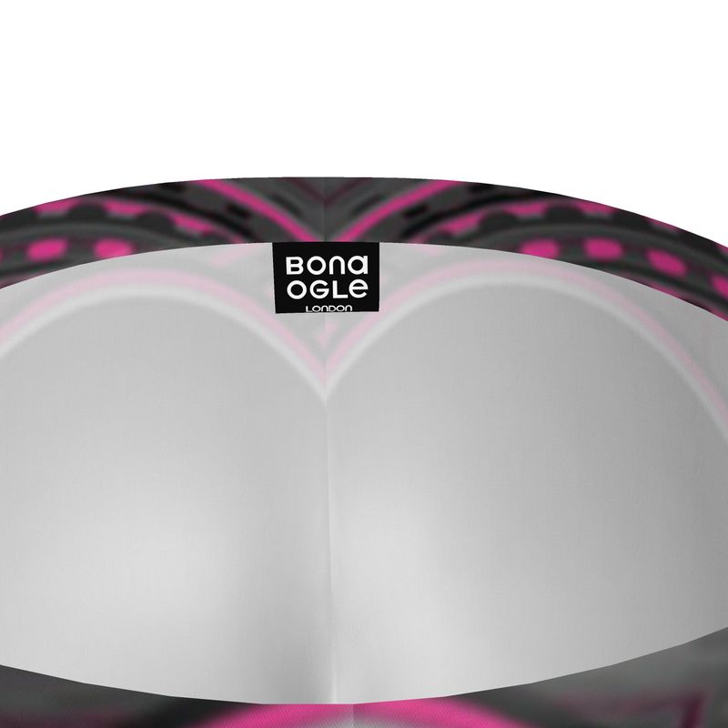Leggings in Contours Pattern Fuchsia Carbon