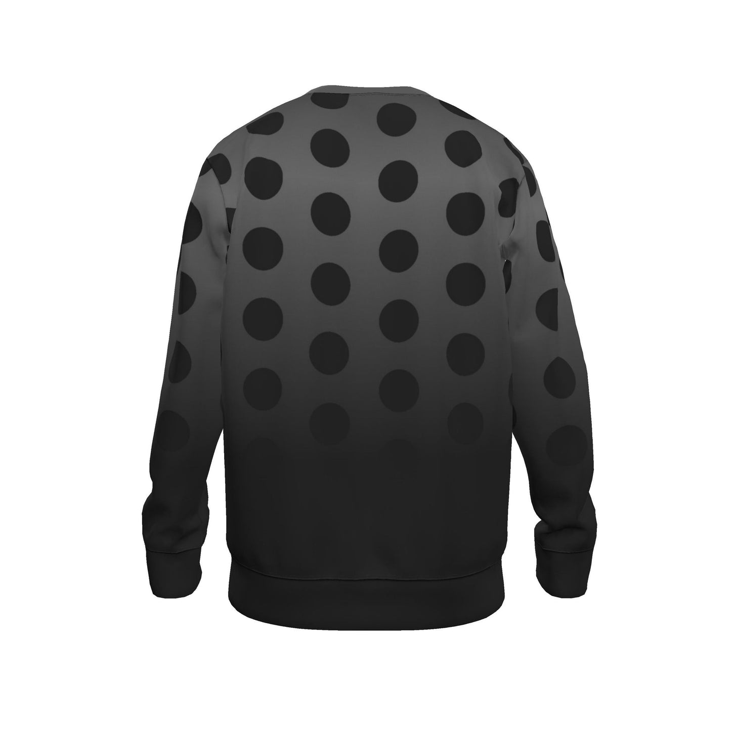 Sweatshirt in Ombre Polka Carbon Gray 2