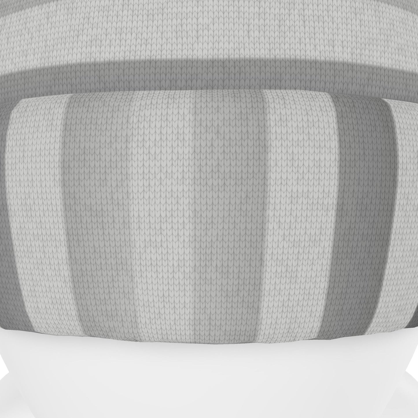 Beanie in Ombre Stripe Carbon Gray