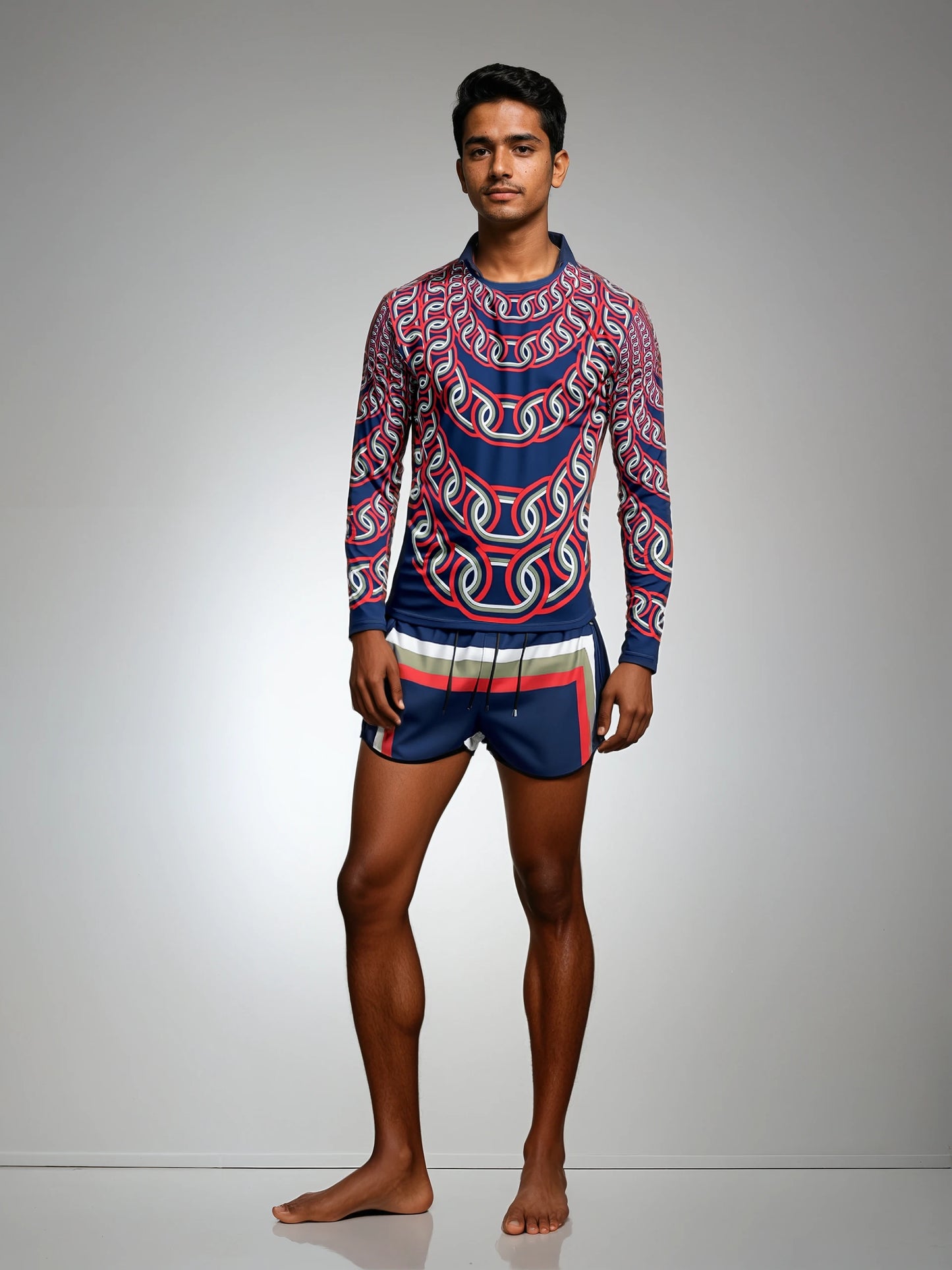 Running Shorts in 3d 1 blue