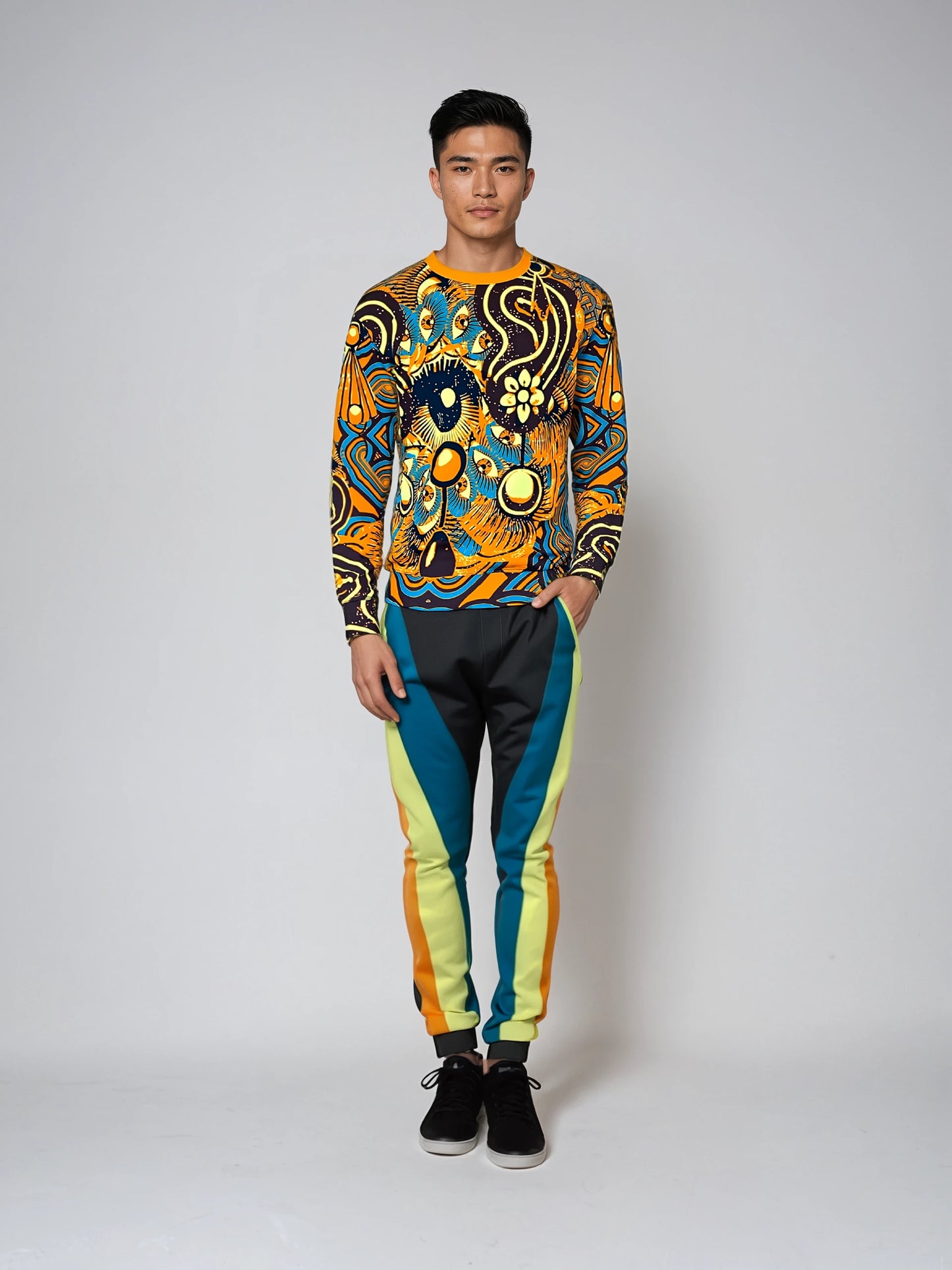 Sweatshirt in Omniscient Orange