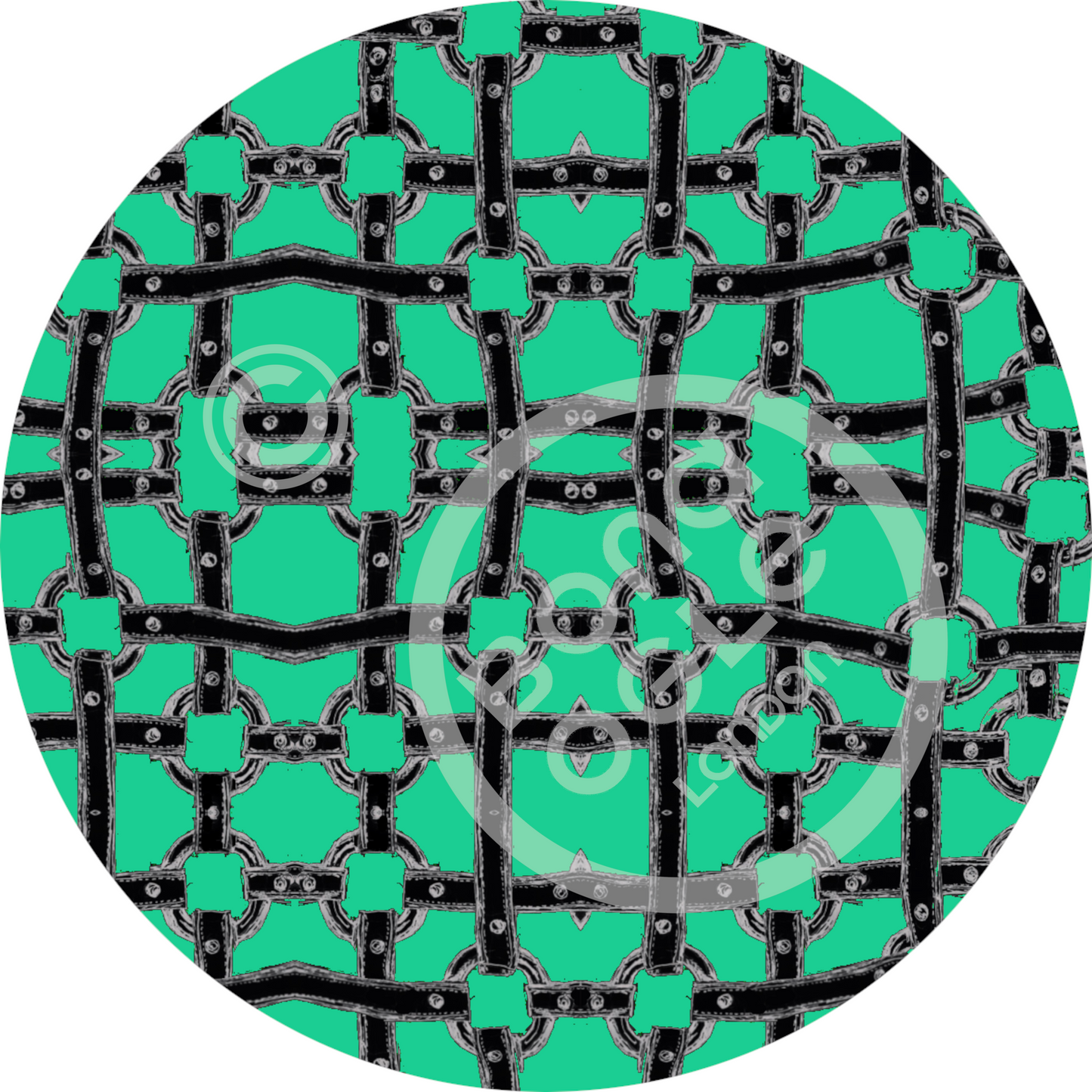 Kaftan in Harness Green Teal