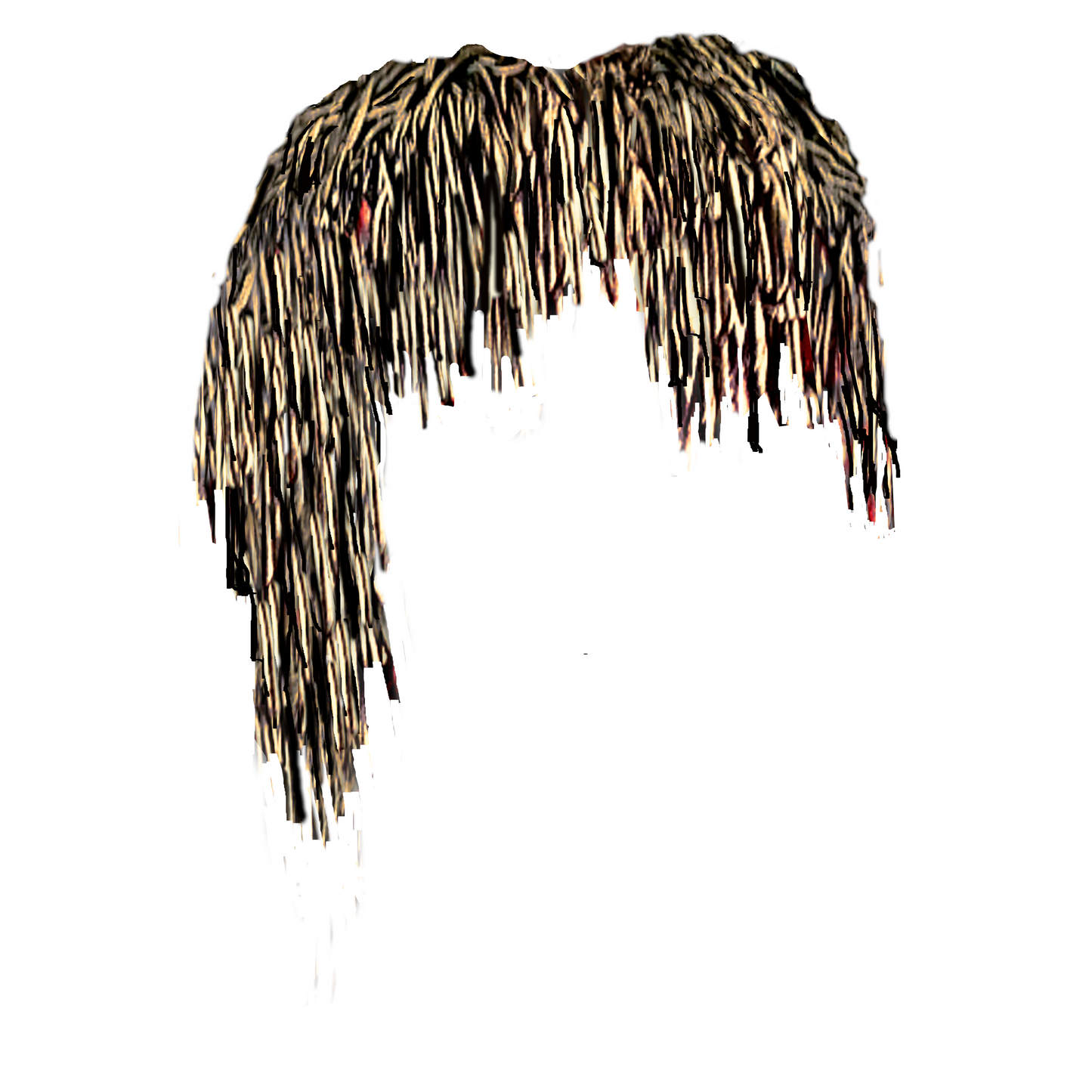 Titter Tatters Recycled T-shirt Fabric Scarf in Lurexx Gold and Black