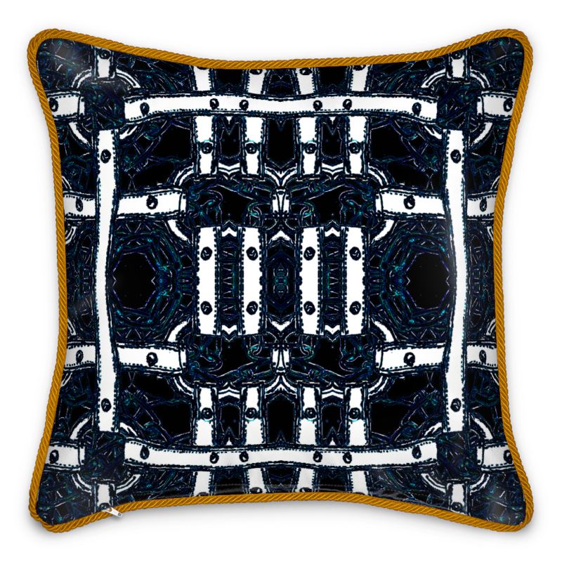 Silk Cushions in white harnness