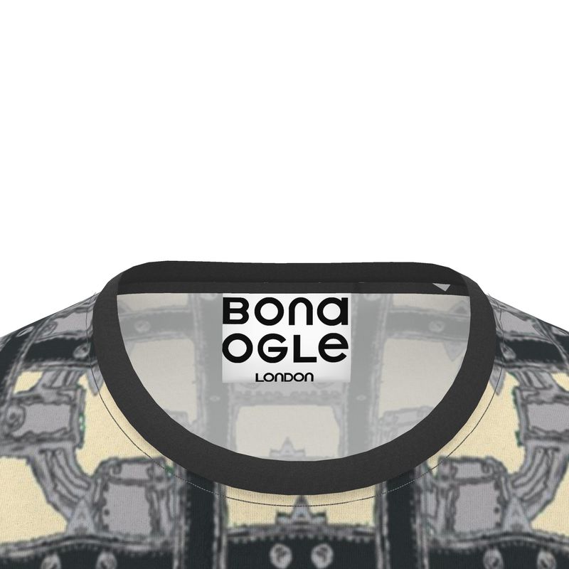 All Over Print T-shirt in Straps Colour 1