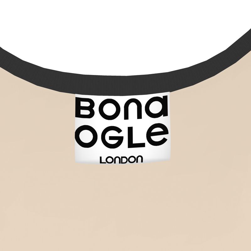 Vest Top in 3D hourglass orange