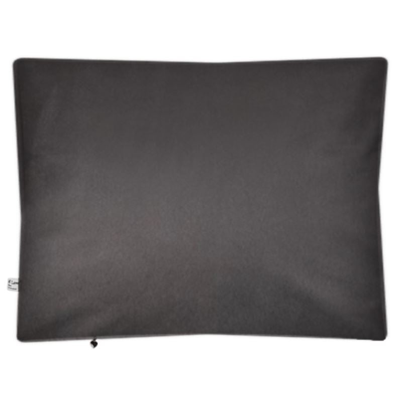 Floor cushions in hairy horse air force blu