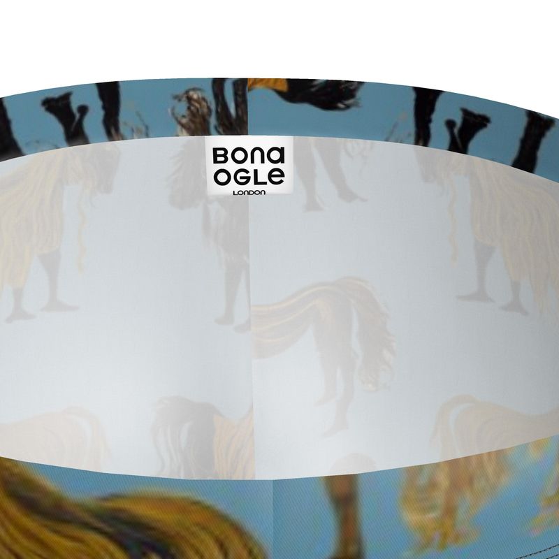 Leggings in hairy horses air force blu