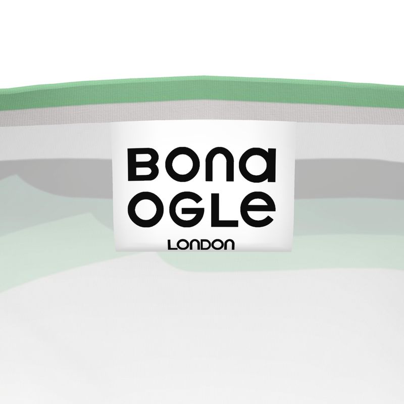 T-Shirt in 3D wonky green