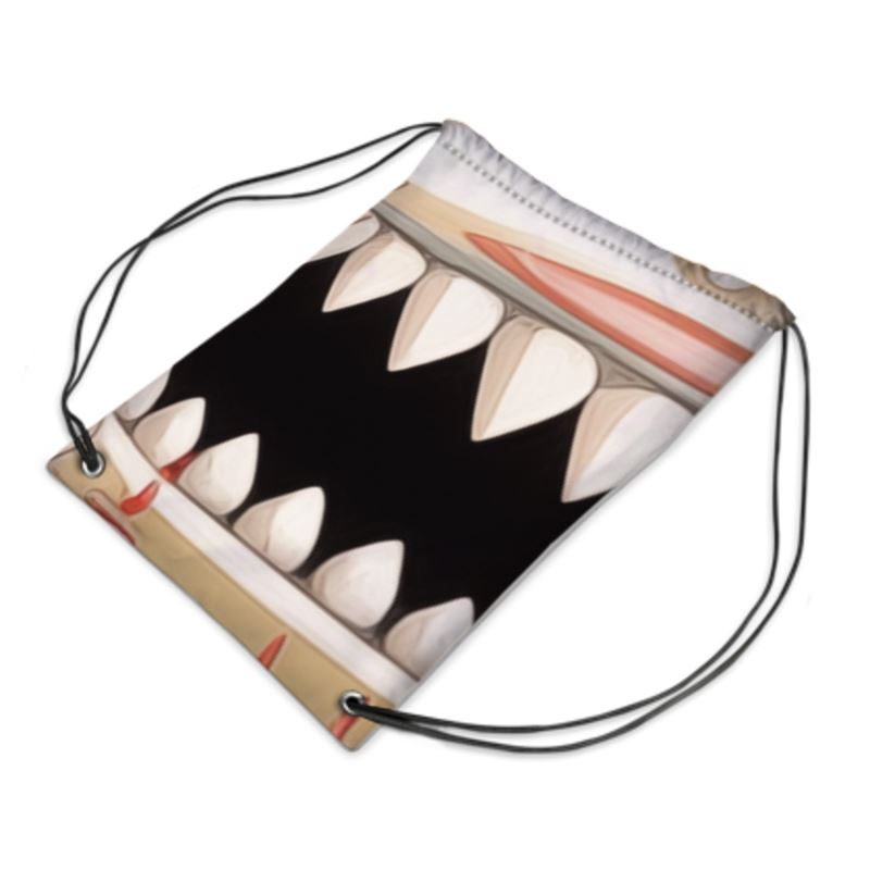 Drawstring Bag in sugar snail