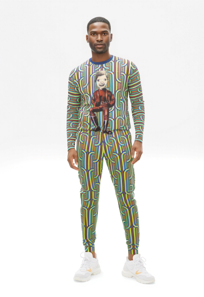 Jogging  Bottoms in Chunky Vivid