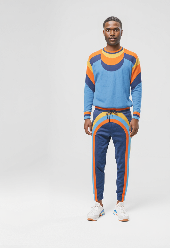 Sweatshirt in 3D vivid sky