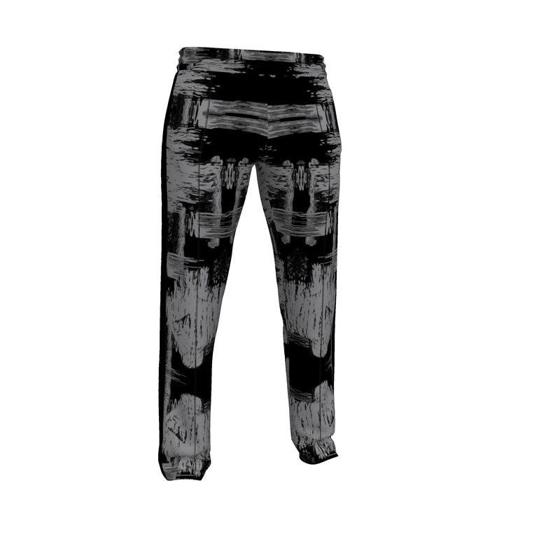 Tracksuit Trousers in ikat drips grey