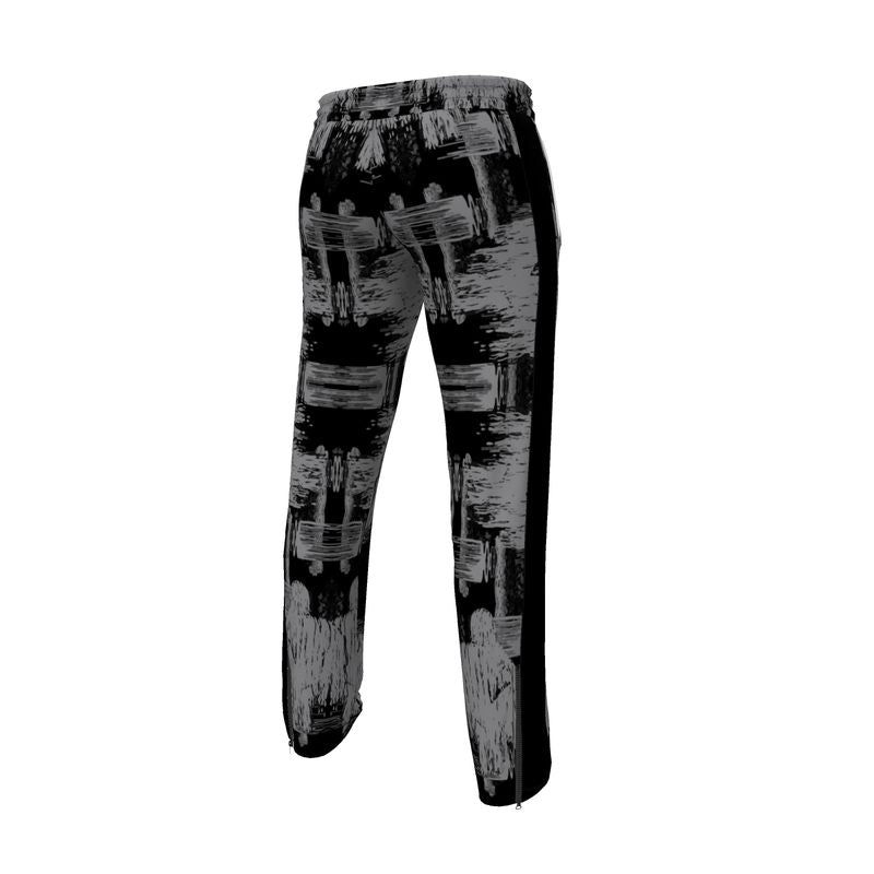 Tracksuit Trousers in ikat drips grey