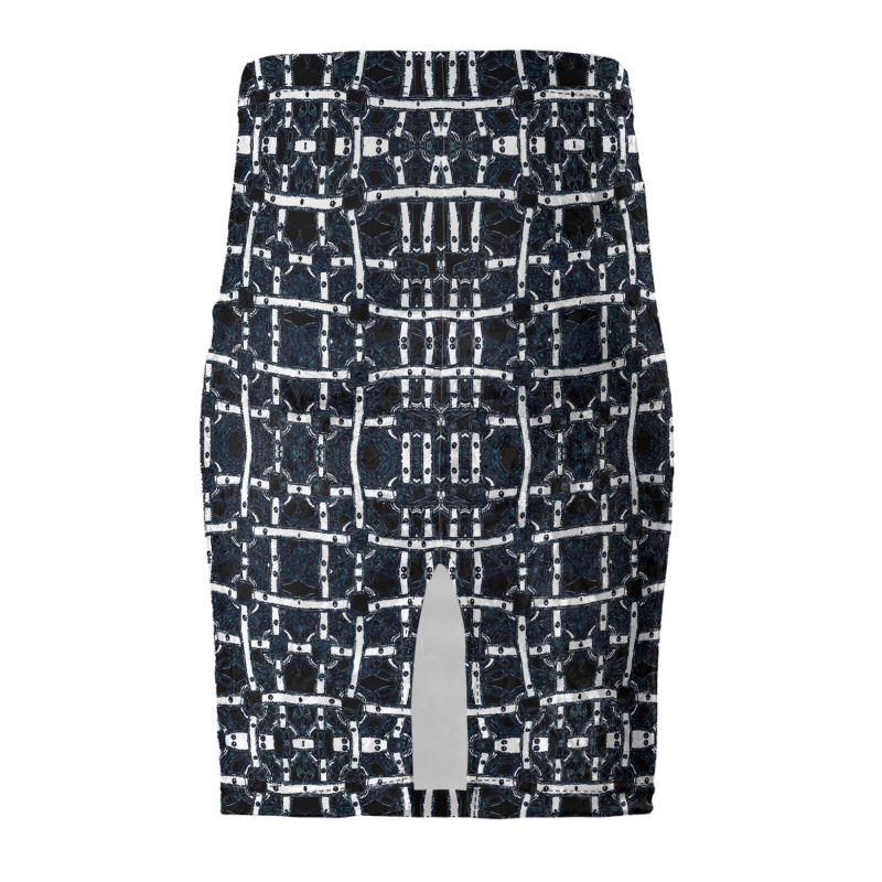 Pencil Skirt in harness white