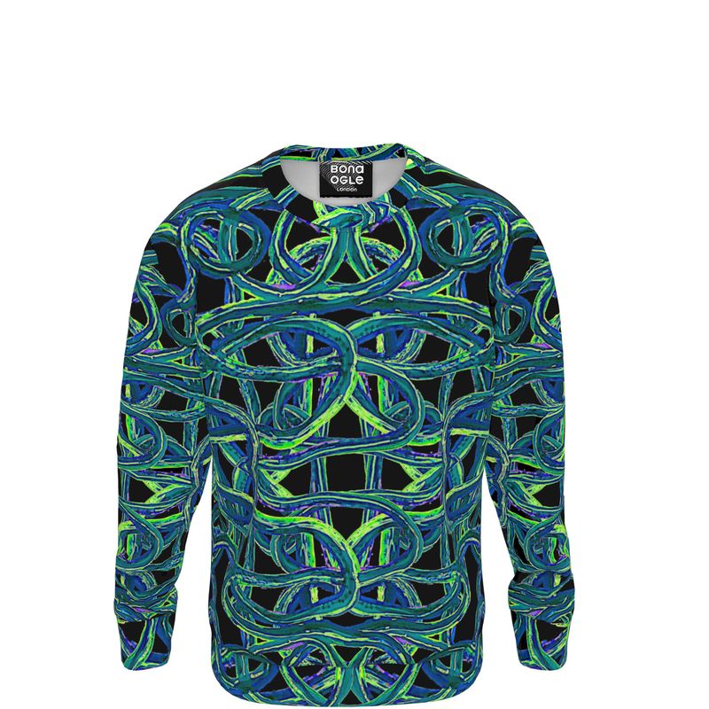 Sweatshirt in electric  multi