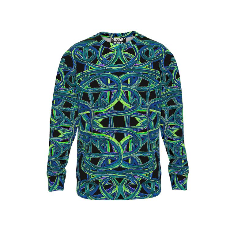 Sweatshirt in electric  multi