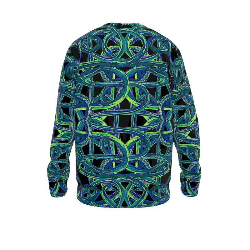 Sweatshirt in electric  multi