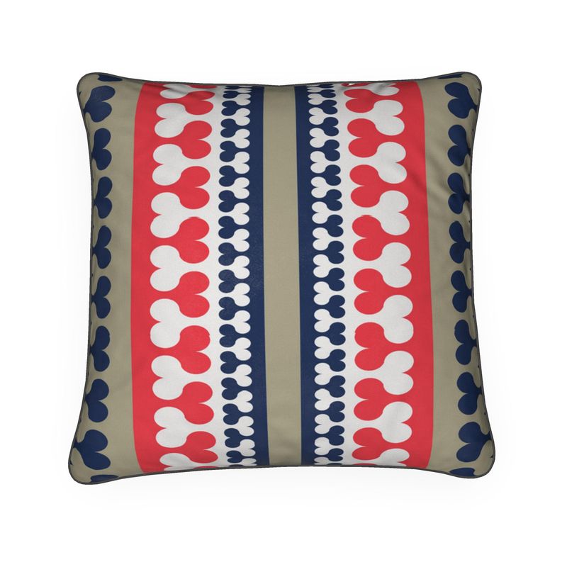 Cushions in boina bones blue