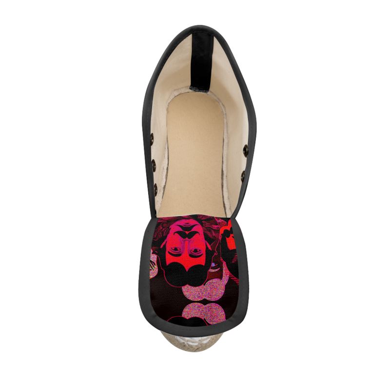 Ladies Wedge Espadrilles in Aubrey Pink