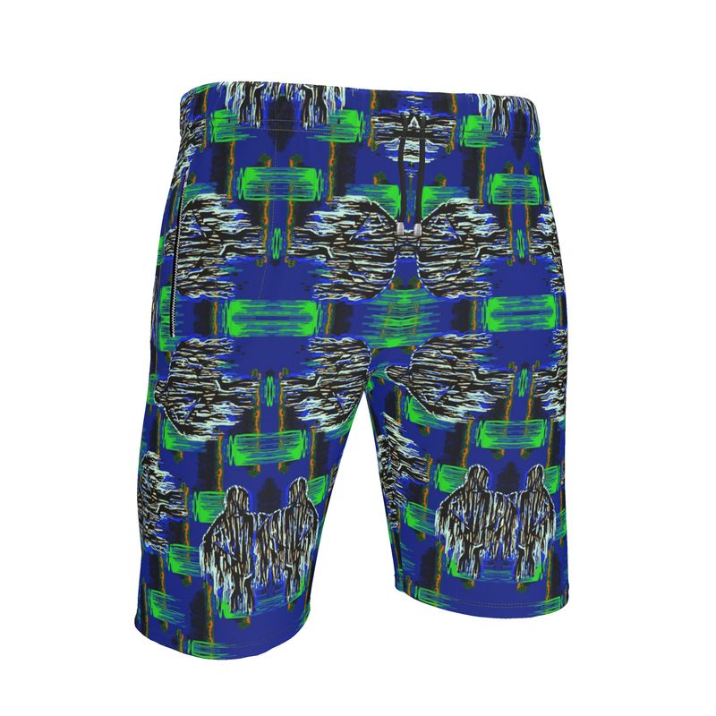 Sweat Shorts in acid drips colour 1