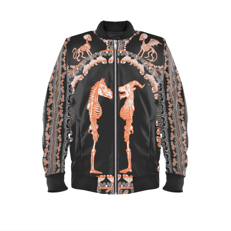 Bomber Jacket iin Bona Bones Gray Coral