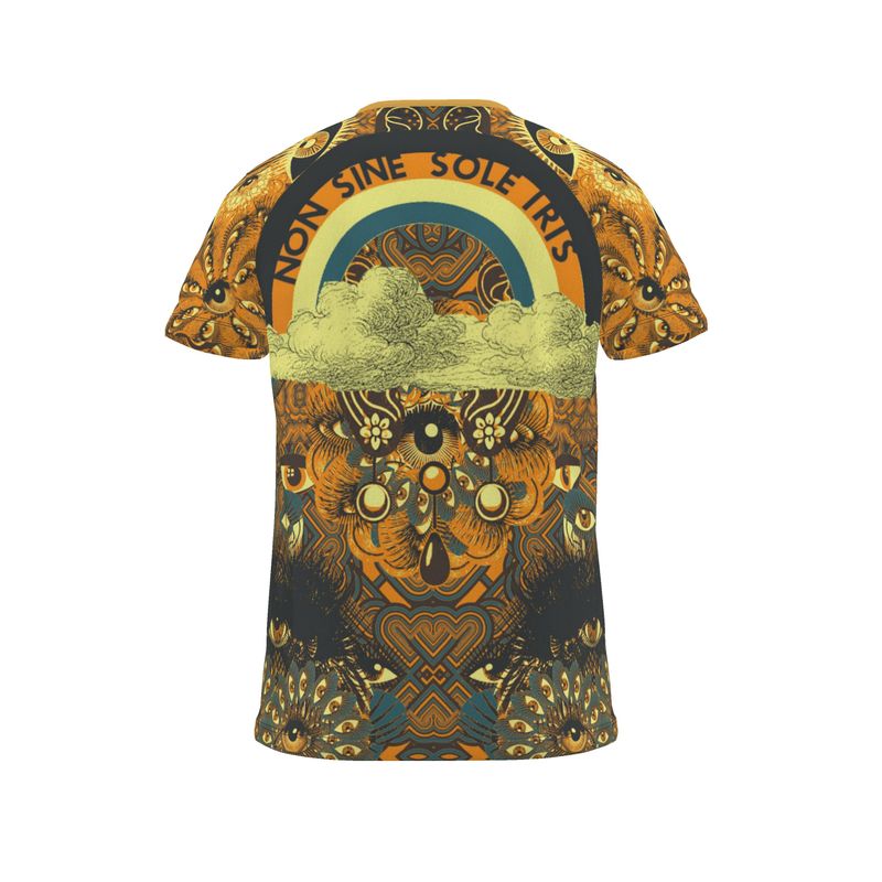 All Over Print T Shirt in Omniscient Orange