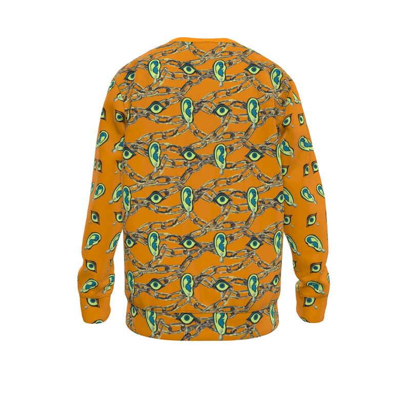 Sweatshirt in omniscient orange