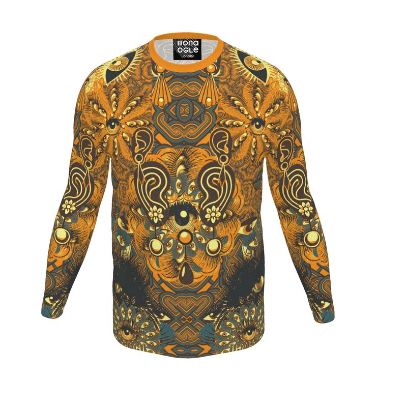 T-Shirt LS in Omniscient Orange