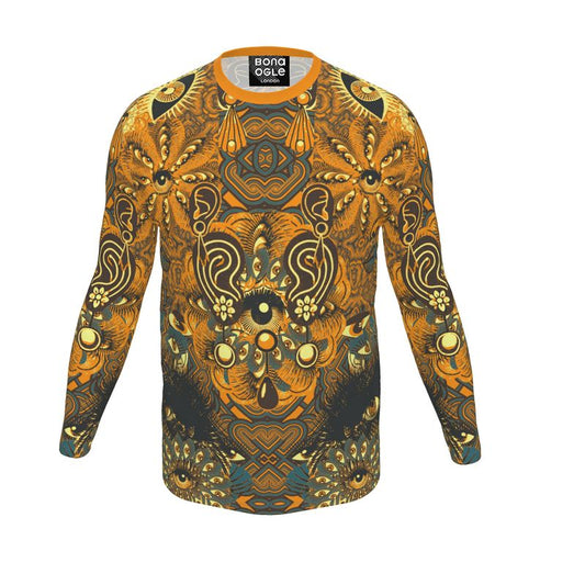 T-Shirt LS in Omniscient Orange