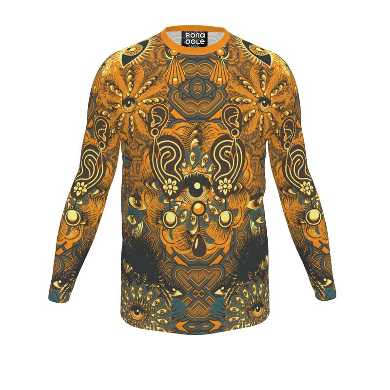 T-Shirt LS in Omniscient Orange