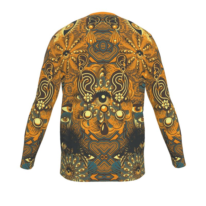 T-Shirt LS in Omniscient Orange