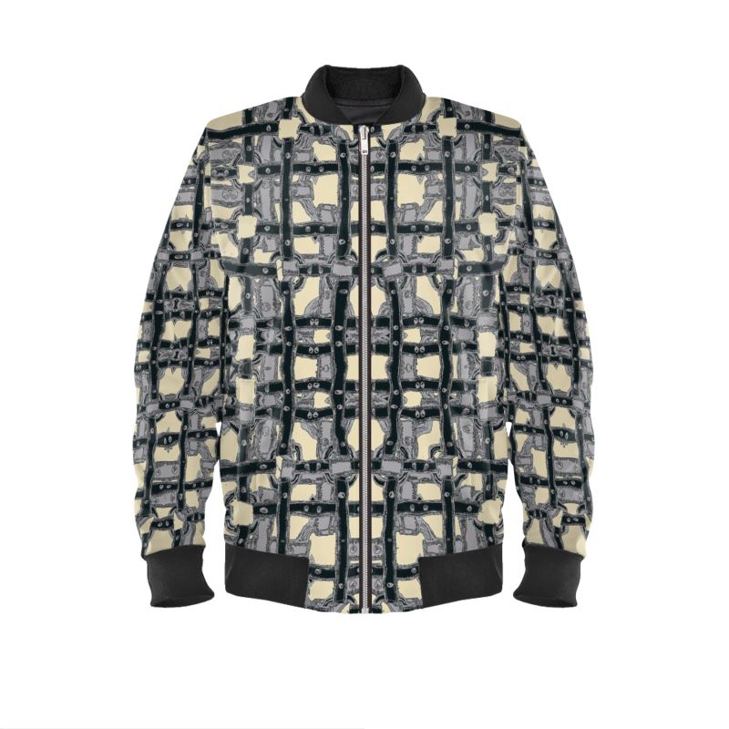 Bomber Jacket in straps colour 1