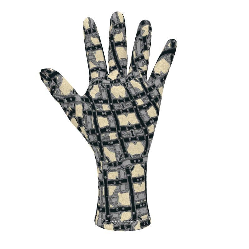 Fleece gloves in restraints colour 1