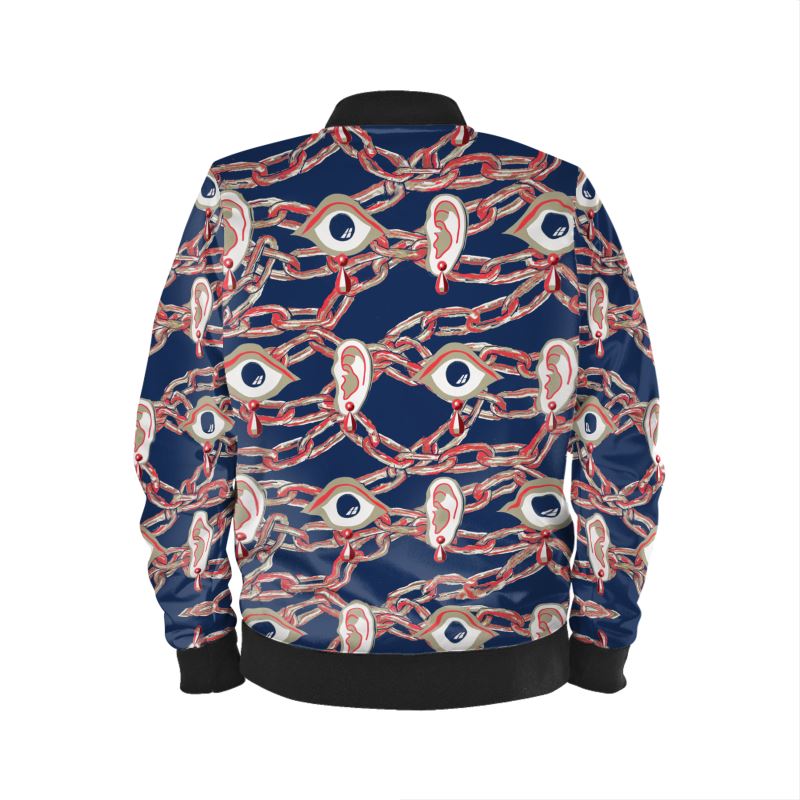 Bomber Jacket in omniscient blue