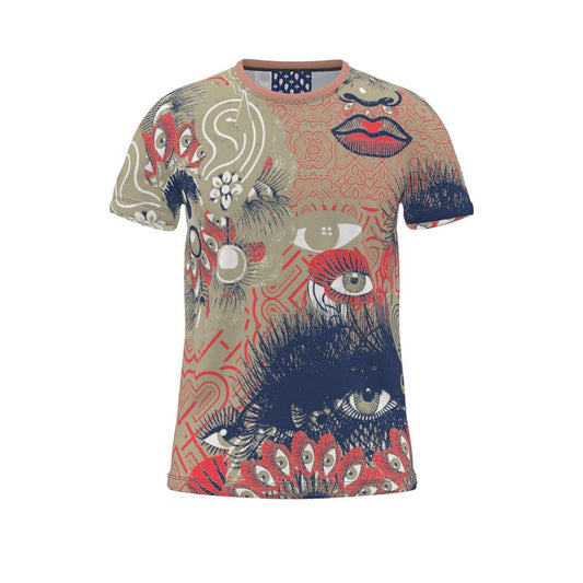 All Over Print T Shirt in Omniscient Sports Blue